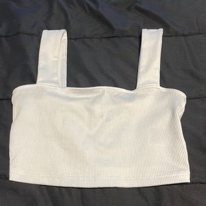 H&M white tank top size small